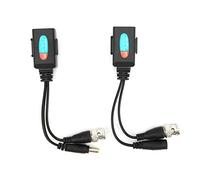 Conectores de balun de Video HD de 8MP pasivo, Cable de transceptor de Video balun de Kuuleyn de 1 par, para transceptor de par Trenzado AHD/CVI/TVI/CVBS