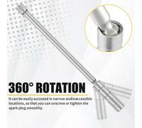 Conectores de bujías 2/4 piezas, 14 mm + 16 mm, magnéticos, de pared fina, para extraer bujías, profesionales