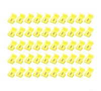 Conectores de cable, 50 unidades, conexión rápida, terminales de derivación de línea principal, clips de crimpado para cableado eléctrico, 0,5-6 mm (amarillo)