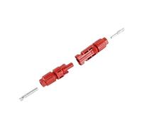 Conectores de Cable de Panel Kit de 100 conectores solares de CC, 1000 V, 30 A, 1500 V, 30 A/60 A, IP67, IP68, for cable fotovoltaico/MC de 2,5/4/6 mm².(Red-100pcs)