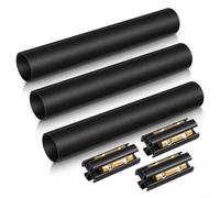 Conectores de cable subterráneo, kit de juntas de entierro directo con tubo termorretráctil para protección de cables eléctricos y sellado impermeable (3 juegos)
