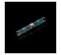 Conectores De Cable TermorretráCtiles Conectores de cable con sellado soldadura, tasa contracción 3:1, terminales eléctrico, tubo termorretráctil, empalme a tope(Green,100pcs)