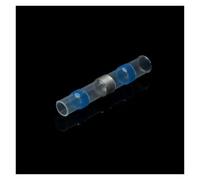 Conectores De Cable TermorretráCtiles Conectores de cable con sellado soldadura, terminales eléctrico a prueba agua, kit empalme tubo termorretráctil(Blue,100pcs)