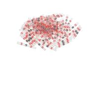Conectores de cable termorretráctiles, Kit de conectores soldadura a tope termorretráctiles impermeables marinos multicolores 10/30/50/100 PCS(Red,30PCS)