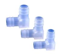 Conectores de codo de polipropileno de 5 a 200 piezas de 4 a 20 mm for acuario, junta tipo pagoda, accesorios for aireador de bomba de aire, juntas for mangueras médicas de riego(16x16mm,200 Pieces)