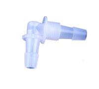 Conectores de codo Pagoda de PP, tuerca hexagonal, for acuario, bomba de aire, manguera y accesorios de riego, de 5 a 200 piezas, M6-G1/2 a 2,4-11,1 mm(2.4-M6-2.4,50 Pieces)