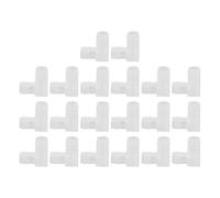 Conectores de Codo para Acuario 90 Grados, 20 Piezas, 1/2 Pulgada, Plástico Seguro y Duradero - Fácil de Conectar, Resistentes a Temperaturas, Para Mangueras de 16mm