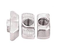 Conectores de fijación de tuerca de martillo deslizante en forma de T 10-50 M3 M4 M5 M6 M8 M10 adecuados for extrusión de aluminio EU30 EU35 EU40 EU45(EU45- M8 (10pcs))