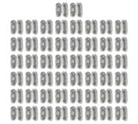 Conectores de hebilla de cuentas hechos para persianas enrollables verticales, diseño transparente de plástico compatible con múltiples tipos de cadena ciega y cordones de rodillo de cortina (50