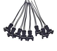 Conectores de inyector combustible, clips cableado 832-11125, compatibles con EV1 OBD1, corte y empalme cable flexible Mantenimiento(8 pcs)
