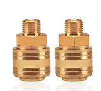 Conectores de línea de aire Euro Airline para compresor de manguera de 1/4", 1/2", 3/8" BSP, DN6, DN9, DN13, acoplador de aire y kit de acoplamientos macho, dorado