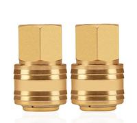 Conectores de línea de aire Euro Airline para compresor de manguera de 1/4", 1/2", 3/8" BSP, DN6, DN9, DN13, acoplador de aire y kit de acoplamientos macho, dorado