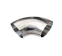 Conectores de manguera acodados de 90 grados de acero inoxidable 304 for mejoras del hogar - Accesorios de tubería duraderos(19x1.5mm)