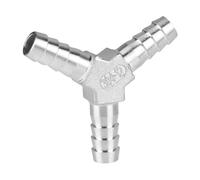 Conectores de manguera de acero inoxidable 304 con espiga, de 6 mm, 8 mm, 10 mm y 12 mm. Tipo T, tipo Y, conector de cola pagoda.(Y type,8mm)
