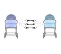 Conectores de piezas de cochecito: juntas conector del cochecito, adaptador de cochecito para bebés | Adaptadores de articulación gemela de cochecito de bebé, adaptador de acoplamiento de unión de coc