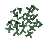 Conectores de plástico PP de 11 mm para conexiones de marco de invernadero, infraestructura de riego de jardín y marcos al aire libre (mezcla)