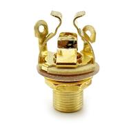 Conectores de salida de guitarra con bajos de metal de durabilidad, conectores de entrada estéreo para señales estables y bajos anchos de bajo ruido, conectores de salida de guitarra
