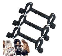Conectores de silla de conducción gemela, conectores de cochecito para niños pequeños, Accesorios de conexión de cochecito gemelo ajustable, Enlazador de silla de paseo para niños portátiles para el h