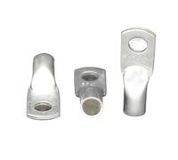 Conectores de terminal de crimpado, Terminales de engarce de anillo de cobre plateado, tamaños variados(JG50-10 3pcs)