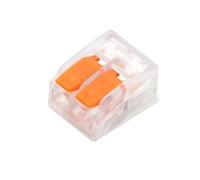 Conectores de terminales enchufe rápido universales, color naranja, multipuerto, conector cable, doscientos cincuenta voltios, treinta y dos amperios(PCT 412,30PCS)