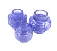 Conectores de tubería de PVC transparente de 20 a 50 mm for agua de jardín, acuarios, peceras, drenaje, juntas, accesorios, unión en T, válvula de bola(Union 32MM)