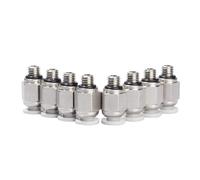 Conectores de tubo Bowden UniTak3D PC4-M6, acopladores de extrusor Bowden para impresoras 3D Ender V2, Ender 3 Pro, CR10, I3, Mega Chiron (paquet