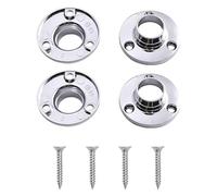 Conectores de tubo de metal, conectores de brida Ardrobe para armario en casa y uso comercial, soportes de armario resistentes