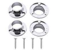Conectores de tubo de metal, conectores de brida Ardrobe para armario en casa y uso comercial, soportes de armario resistentes