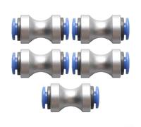 Conectores de tubo PTFE 5 piezas compatibles con varios modelos, incluyendo P1PP1SX1X1CX1E, material de aleación que garantiza resistencia a altas temperaturas y para un flujo de material suave
