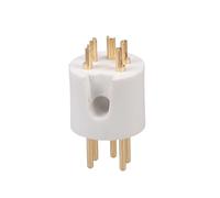 Conectores DIN macho de 5 pines para tocadiscos, grabadoras, tapones de brazo de tono, vinilos, cobre chapado en oro de 24 quilates, aislador PTFE, 1 enchufe chapado en oro