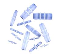 Conectores directos de plástico PP de 1,6 a 15,8 mm for Acuario, Bomba de Aire, Manguera de aireador, Junta de Pagoda, Accesorios de tubería de riego, 5 a 200 Unidades(7.9x7.9mm,5 Pieces)