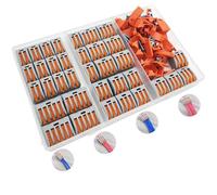Conectores Electricos, CESFONJER 35 Pcs Bloque Terminales, Conectores de Cable Compacto con Palanca de Empuje con Resorte (15 pcs 2 puertos/10 pcs 3 puertos/6 pcs 4 puertos/4 pcs 5 puertos)