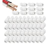 Conectores Eléctricos,Terminales De Conexión Por Prensa Para Cable Eléctrico - 50 Piezas Herramientas Con Aislamiento Multifuncionales 5A 250V Para Cajas De Control Electrónico Y Automoción