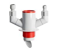 Conectores En T para Alcantarilla De Fregadero - Conector Sellador Antiatascos De 3 Vías | Filtro Desodorizante para Alcantarillado,para Hogar Interior Baño Lavavajillas Purificador De Agua Y Bajante