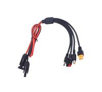 Conectores fotovoltaicos de panel solar compatibles con cables de 12 AWG 18 AWG, múltiples longitudes, resistentes a la intemperie, para sistemas domésticos, conectores de rama