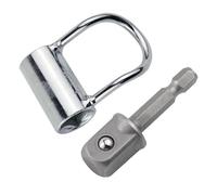 Conectores genéricos de válvulas de ángulo de 1/2 pulgada y 3/4 pulgadas, diseño ergonómico de acero de aleación para reparaciones de fontanería en áreas estrechas, llave de aleación de acero estable