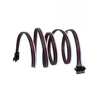 Conectores macho y hembra con cables 1-10 Uds 2Pin 3Pin 4Pin 5Pin J+S+T L+E+D Cable de extensión 22AWG Cable eléctrico conector macho hembra for controlador CCTV de tira de luz L+e+d(5Pin 0.5m,3PCS)