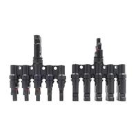 Conectores MC solares de 1 a 2/3/4/5/6T for Paneles fotovoltaicos, Divisor Paralelo, acoplador y combinador, IP67, 1000 V, 1 par(5T-1pair)
