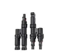 Conectores MC solares de 1 a 2/3/4/5/6T for Paneles fotovoltaicos, Divisor Paralelo, acoplador y combinador, IP67, 1000 V, 1 par(2T-1pair)