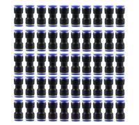 Conectores Neumáticos De 50 Uds., Conectores Neumáticos De 6Mm, Conectores A Tope Rectos, Conectores De Manguera, Herramientas De Ajuste De Aire Comprimido