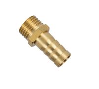 Conectores neumáticos de latón Pagoda, 15 Uds., conectores de aire de rosca macho rectos for sistemas de tuberías industriales(PC8-02)