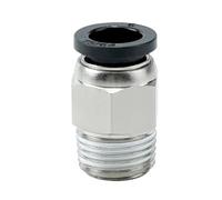 Conectores neumáticos que ahorran espacio para operaciones rápidas y sencillas de laboratorio de equipos industriales