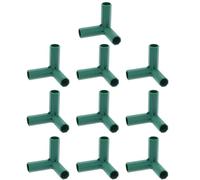 Conectores para Invernadero de Jardinería - 5 Tipos de Soporte Estable Resistente - Conector para Construcción de Invernaderos - para Emparrado de Uvas, Malla de Sombra, Tutores, Plantas, Hortalizas,