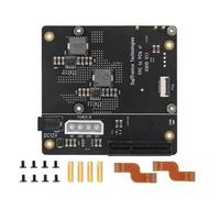 Conectores PCIe a placa de expansión de ranura estándar, placa de expansión de suministro de energía para 5 fuentes de alimentación flexibles de desarrollo