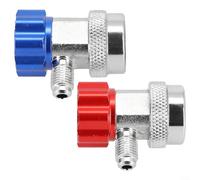 Conectores rápidos del aire acondicionado del coche R134a para los acopladores del adaptador de la presión alta y baja automotriz del sistema del A/C