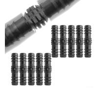 Conectores rectos de polietileno de 16 mm para sistema de riego por goteo, paquete de 10 adaptadores de manguera de púas, instalar accesorios de tubo de jardín de alto agarre para agricultores y