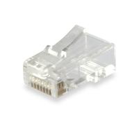 Conectores RJ45 Cat6 Equip - Pack de 100 Unidades Transparentes