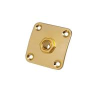 Conectores universales de salida de guitarra, base de zinc, construcción de aleación que mejora las señales para 4 tornillos de fijación, conectores de guitarra, reemplazo de placa