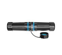 Conectores USB C impermeables de dos puertos, adaptador de transferencia de datos de velocidad rápida de 10 Gbps, diseño ABS, impermeable, tipo C, para uso en exteriores