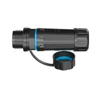 Conectores USB C impermeables de dos puertos, adaptador de transferencia de datos de velocidad rápida de 10 Gbps, diseño ABS, impermeable, tipo C, para uso en exteriores